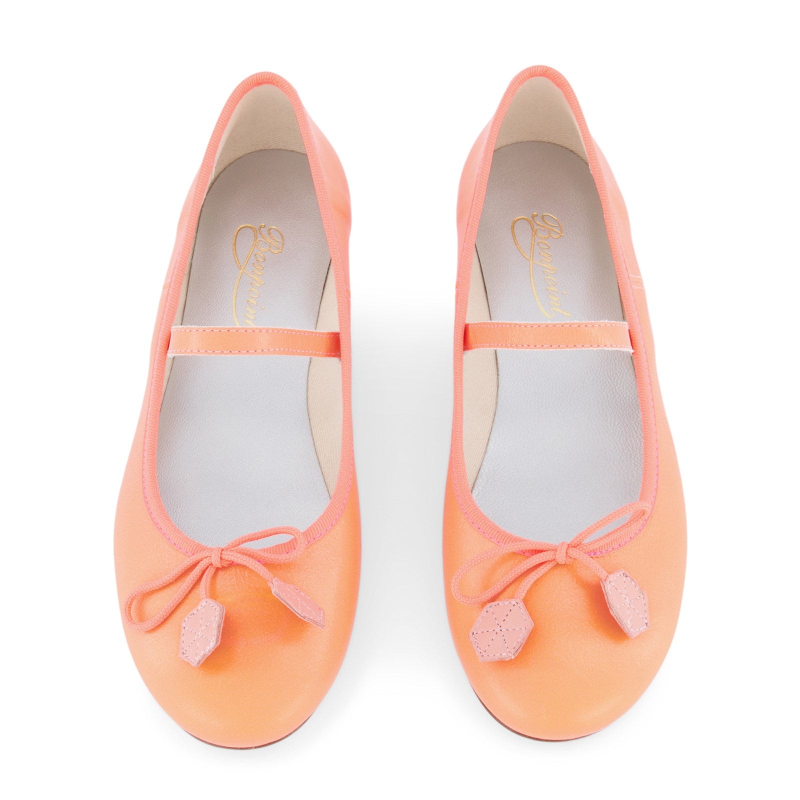 Girls Pink Bovine Leather Shoes