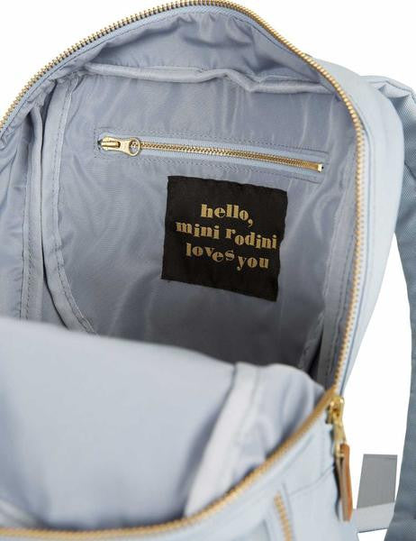 Boys & Girls Light Blue Panda Printed Backpack