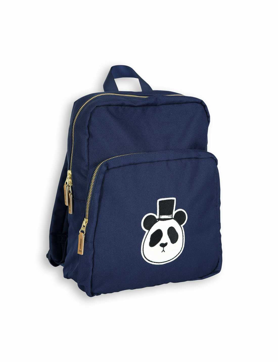 Boys & Girls Dark Blue Panda Printed Backpack - CÉMAROSE | Children's Fashion Store - 1