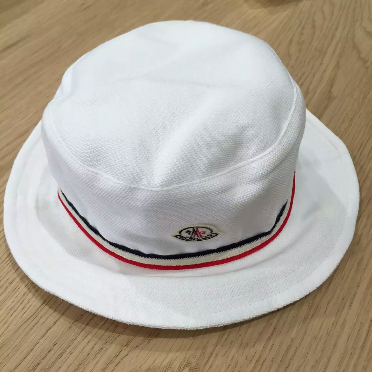 Baby White Sun Hat With Striped Trims - CÉMAROSE | Children's Fashion Store
