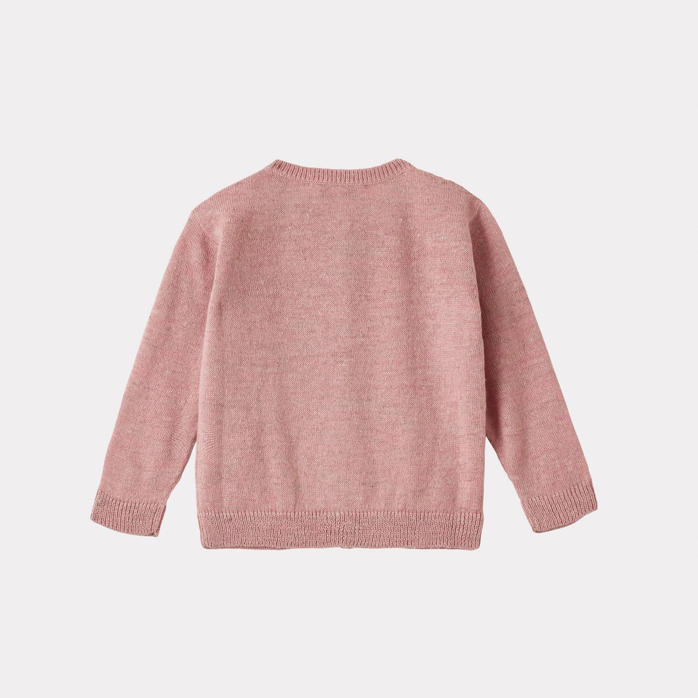 Baby Girls Pink Alpaca Cardigan