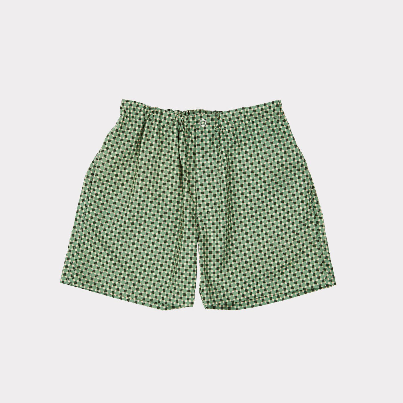 Boys & Girls Green Dots Cotton Shorts