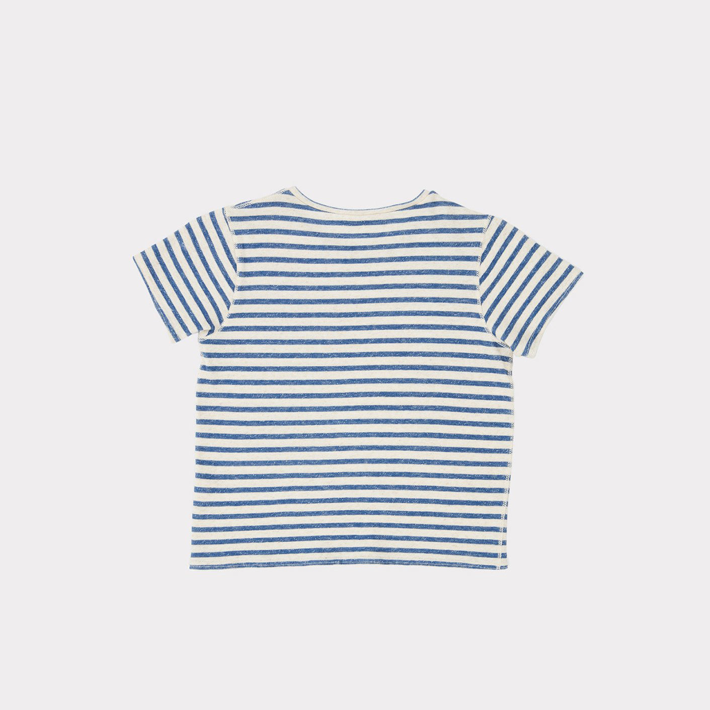 Boys & Girls Blue Stripes Cotton T-Shirt