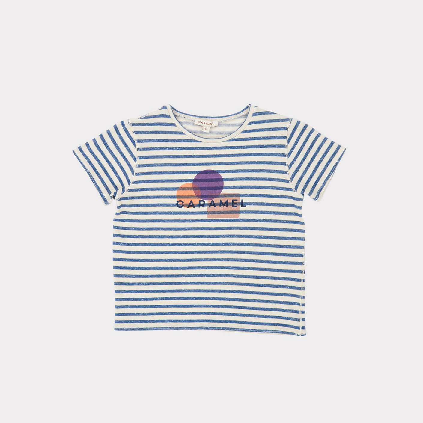 Boys & Girls Blue Stripes Cotton T-Shirt