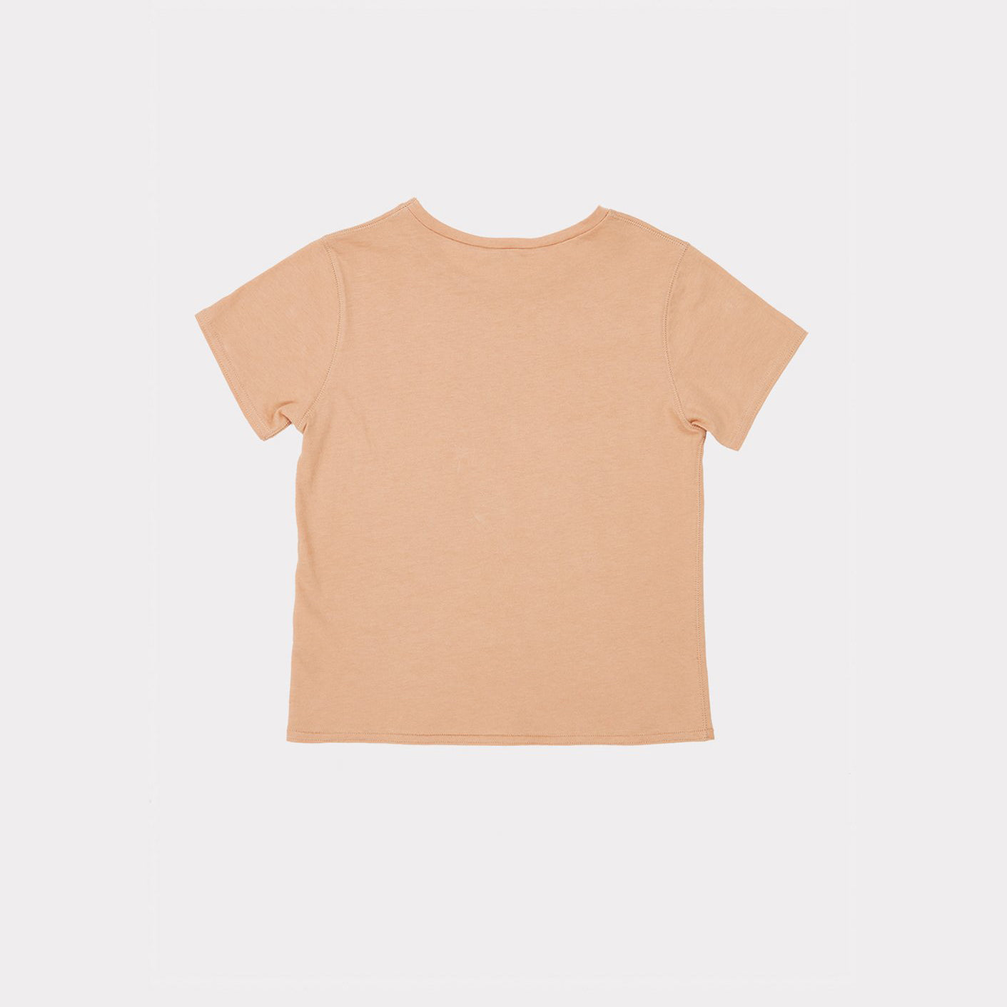Boys & Girls Camel Flower Cotton T-Shirt
