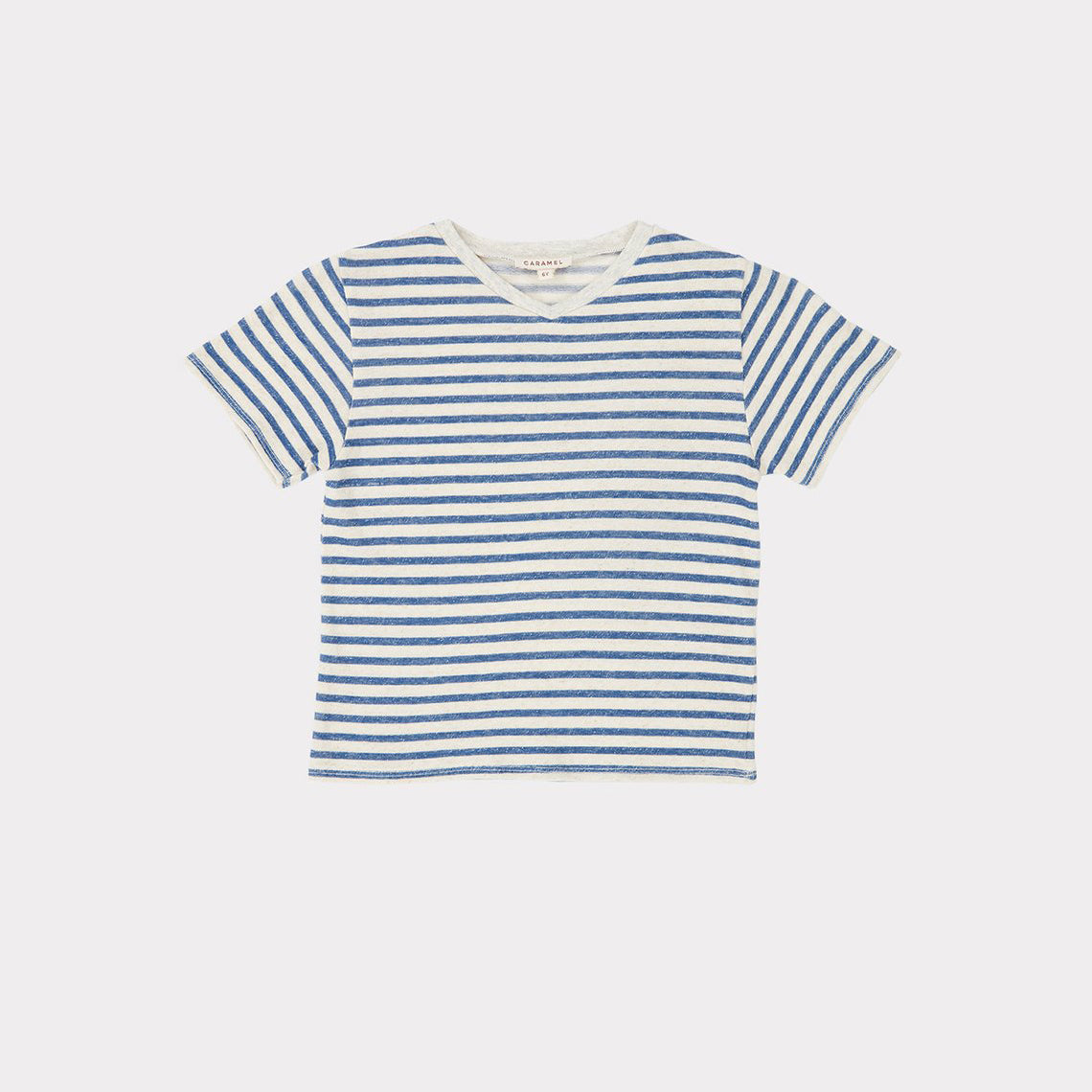 Boys & Girls Blue Stripes Cotton T-Shirt
