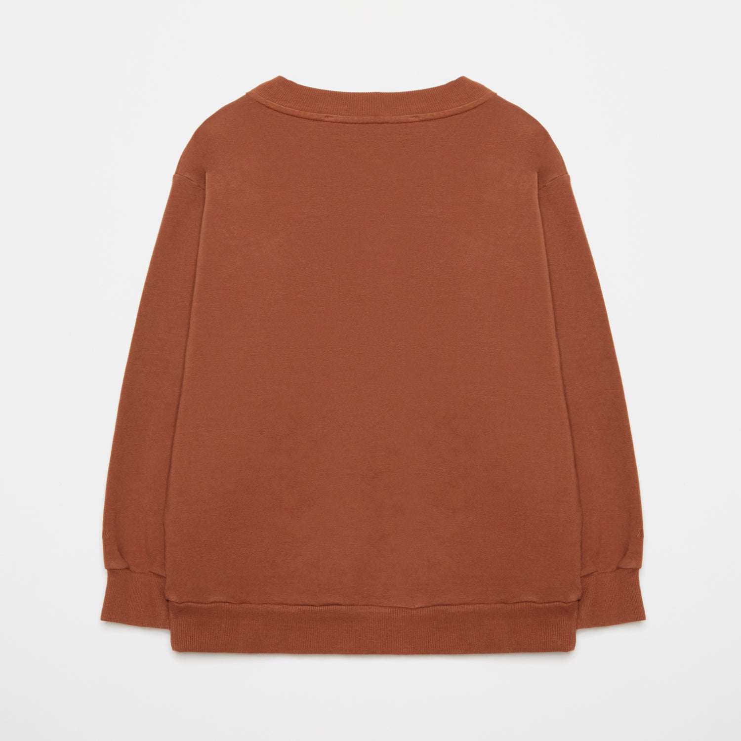 Boys & Girls Brown Printed Cotton Sweatshirt