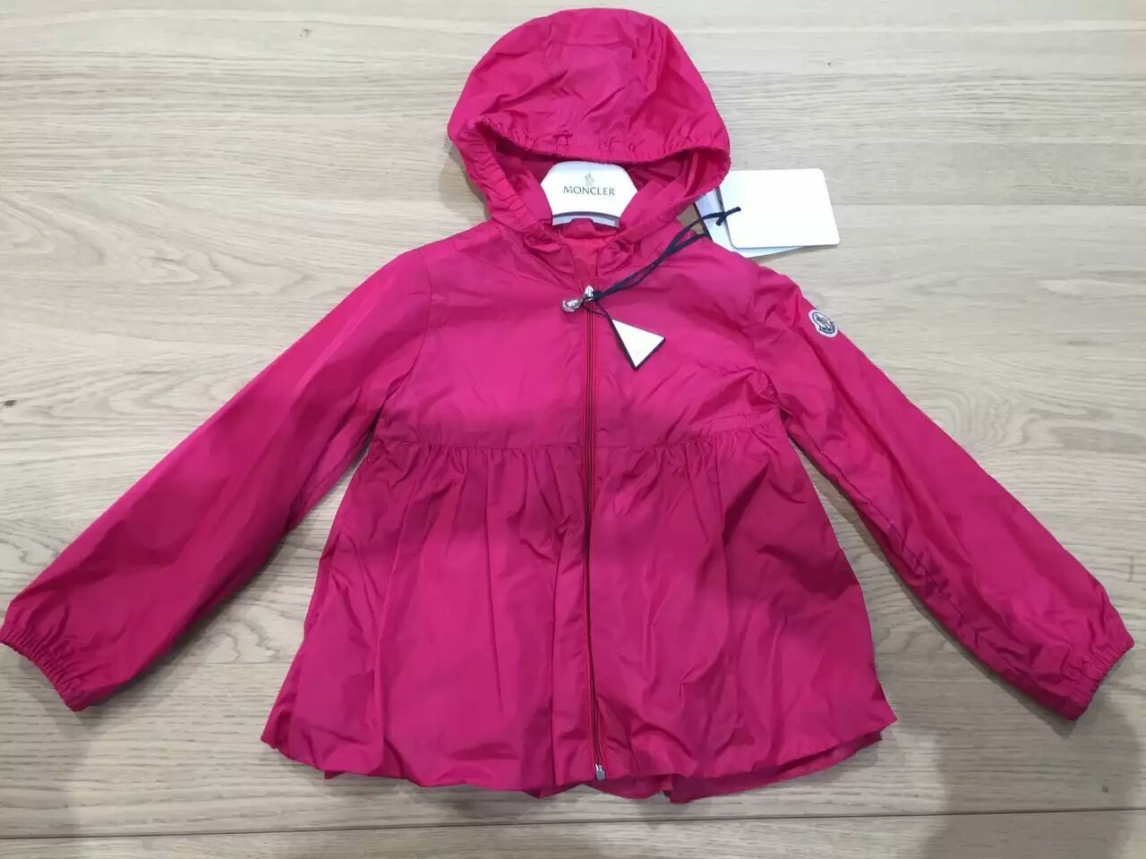 Baby Girls Rose Red Hooded  'Regine' Zip-Up Tops - CÉMAROSE | Children's Fashion Store