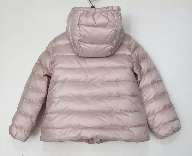 Baby Girls Light Pink Down Padded Hooded 'Milou' Jacket With Pocket - CÉMAROSE | Children's Fashion Store - 2