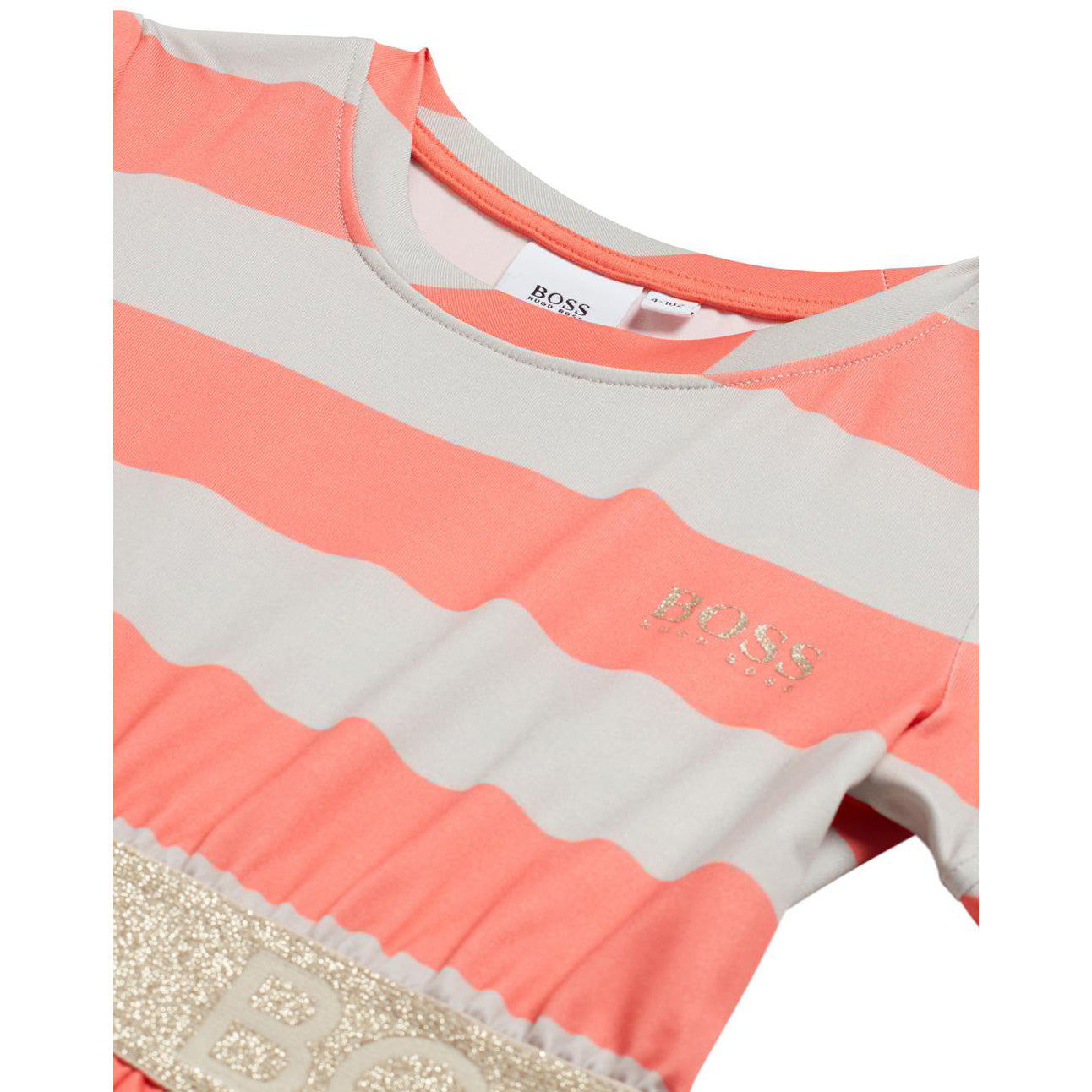 Girls Red Stripes Dress