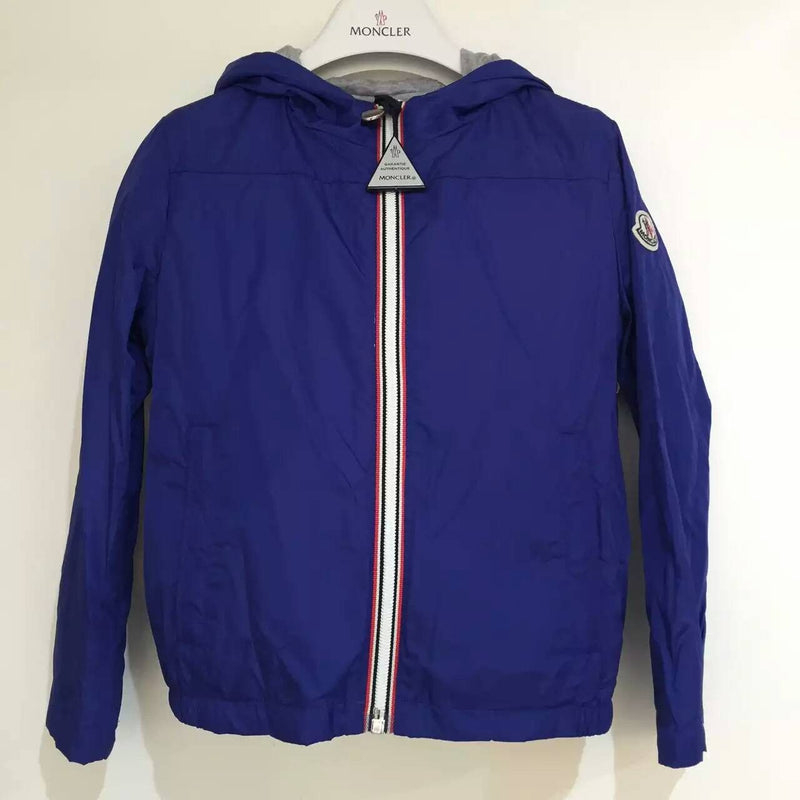 Boys Blue Hooded 'Urville' Zip-Up Tops - CÉMAROSE | Children's Fashion Store - 1