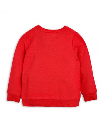 Boys & Girls Red Unicorn Printed Sweatshirt