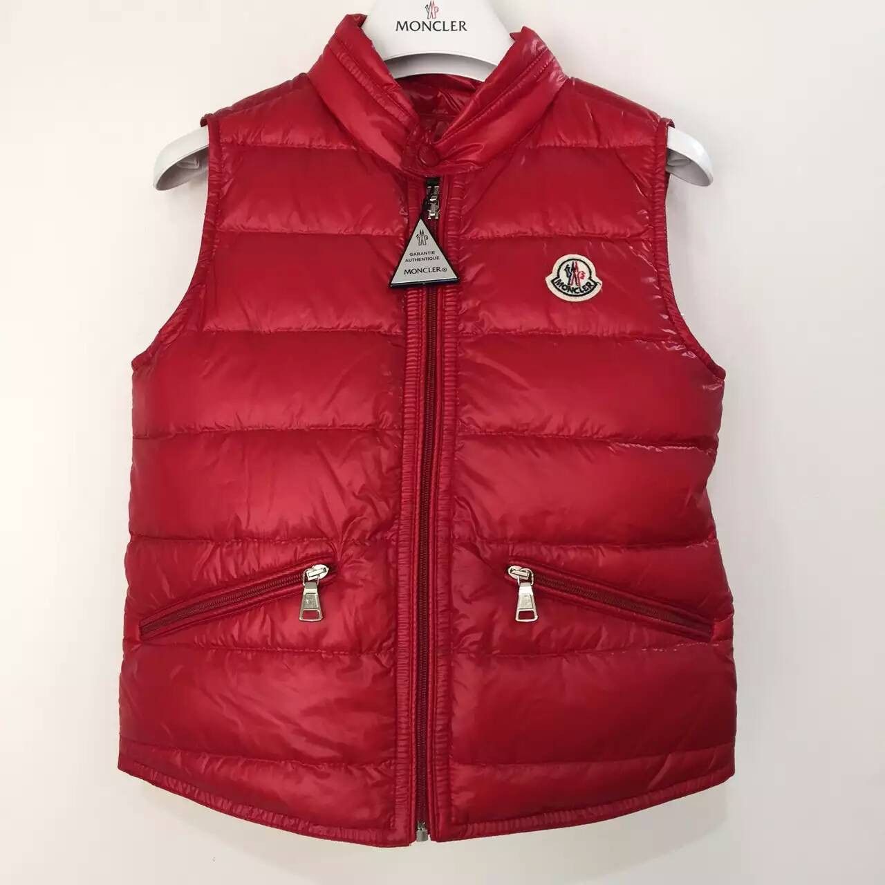 Boys Red Down Padded 'Gui' Gilet - CÉMAROSE | Children's Fashion Store - 1