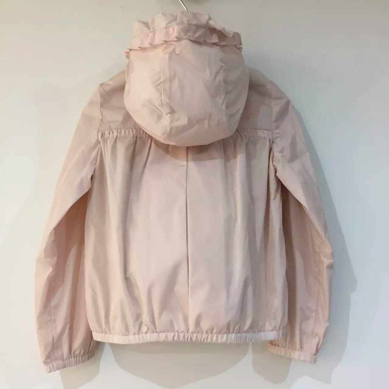 Girls Bright Pink Frilly Hooded 'Darma' Zip-Up Tops - CÉMAROSE | Children's Fashion Store - 2