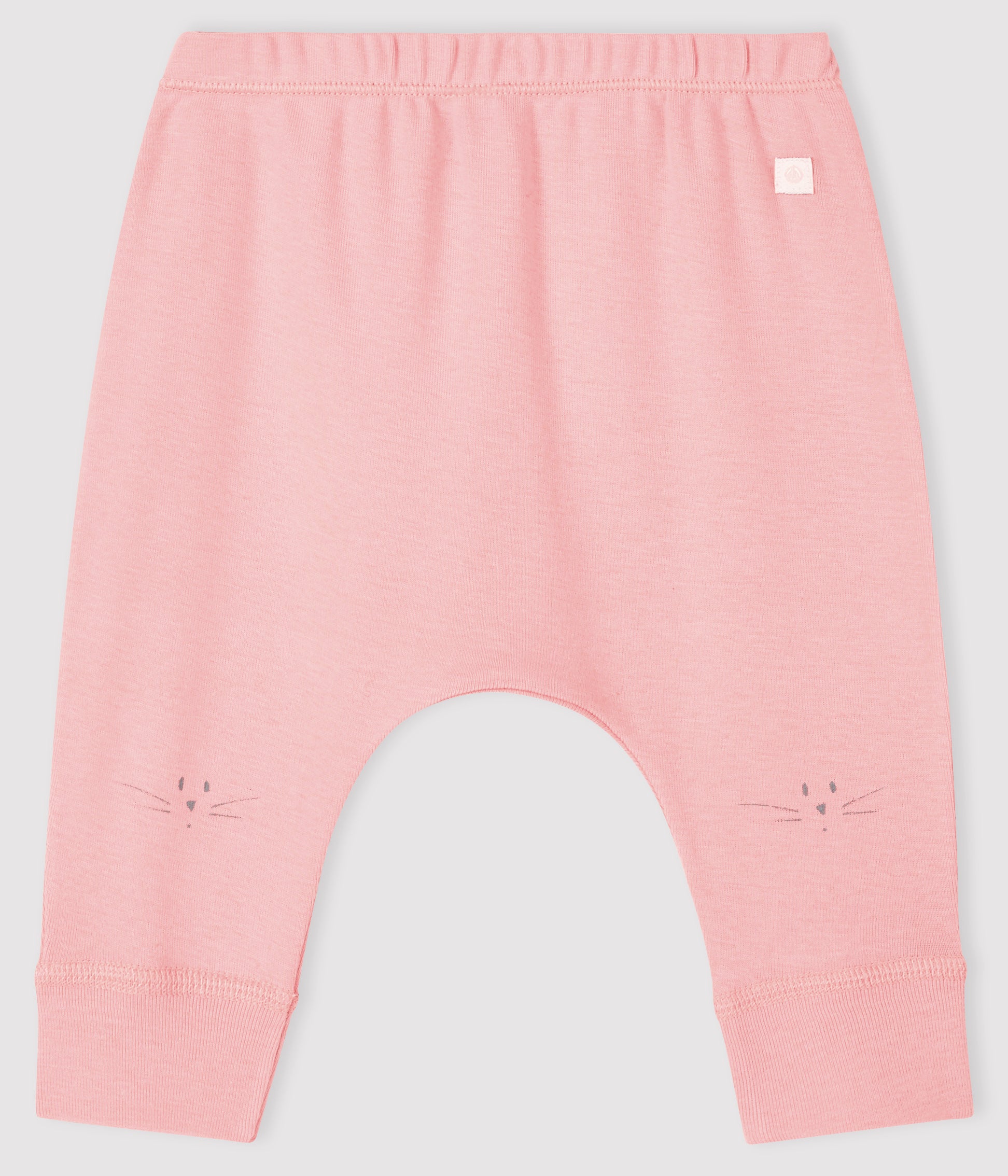 Baby Girls Light Pink Cotton Leggings