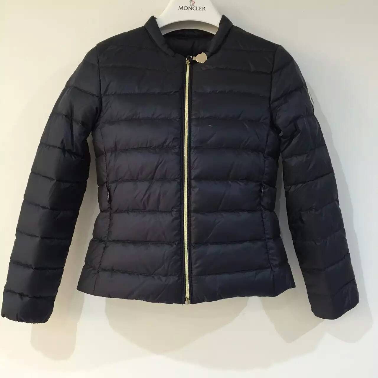 Girls Navy Blue Hidden Pocket Down Padded  'Ambrine' Jacket - CÉMAROSE | Children's Fashion Store - 1