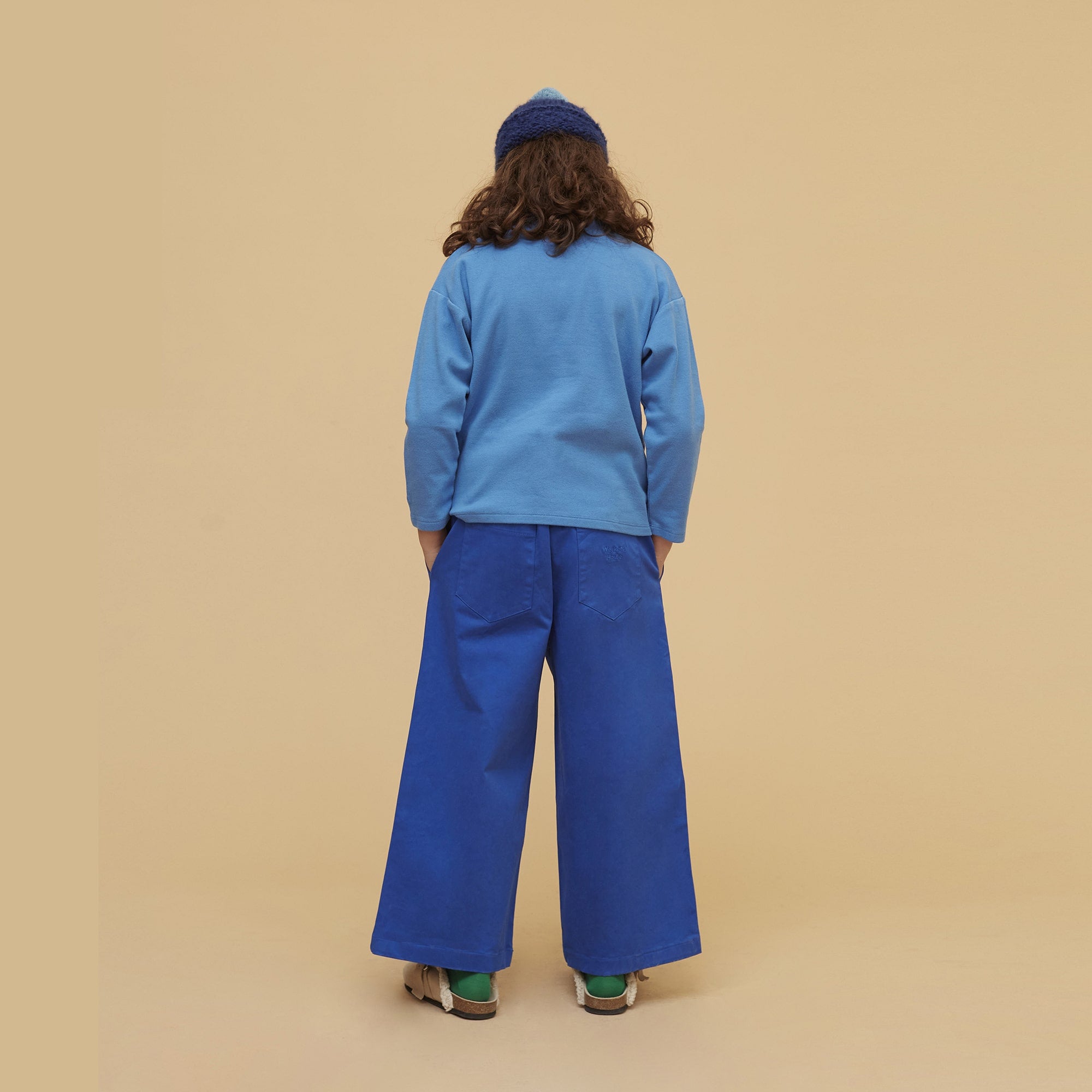 Boys & Girls Blue Printed Cotton T-Shirt