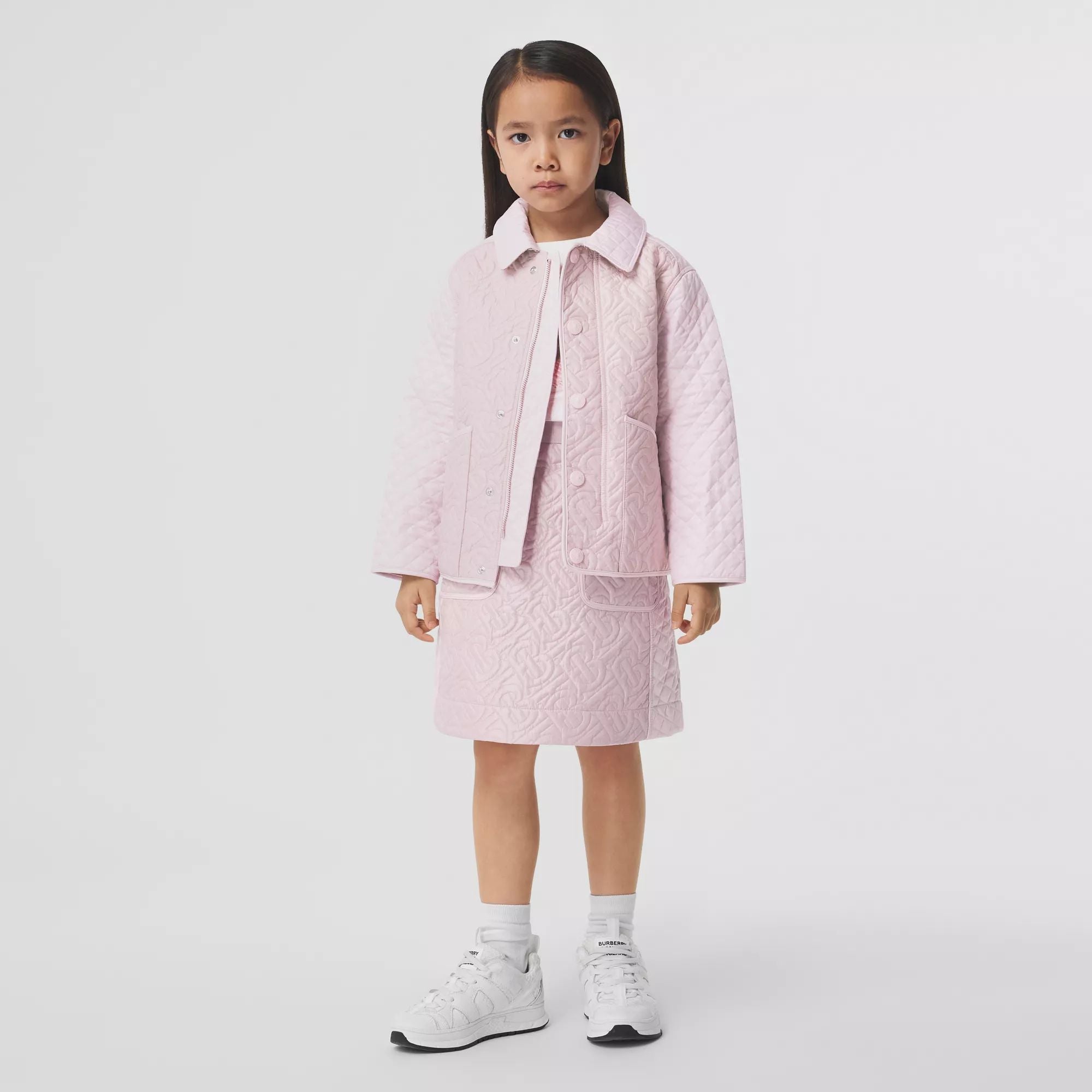 Girls Pink Logo Jacket