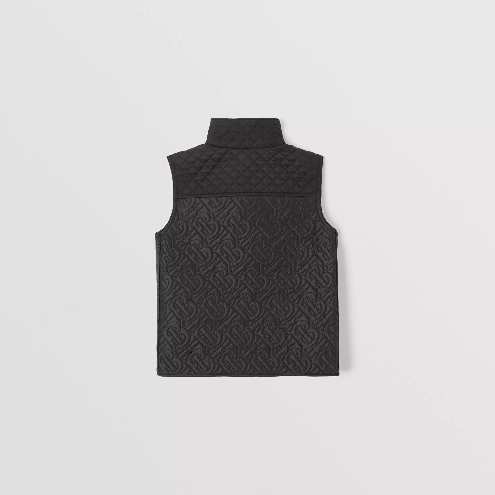 Boys & Girls Black Logo Gilet