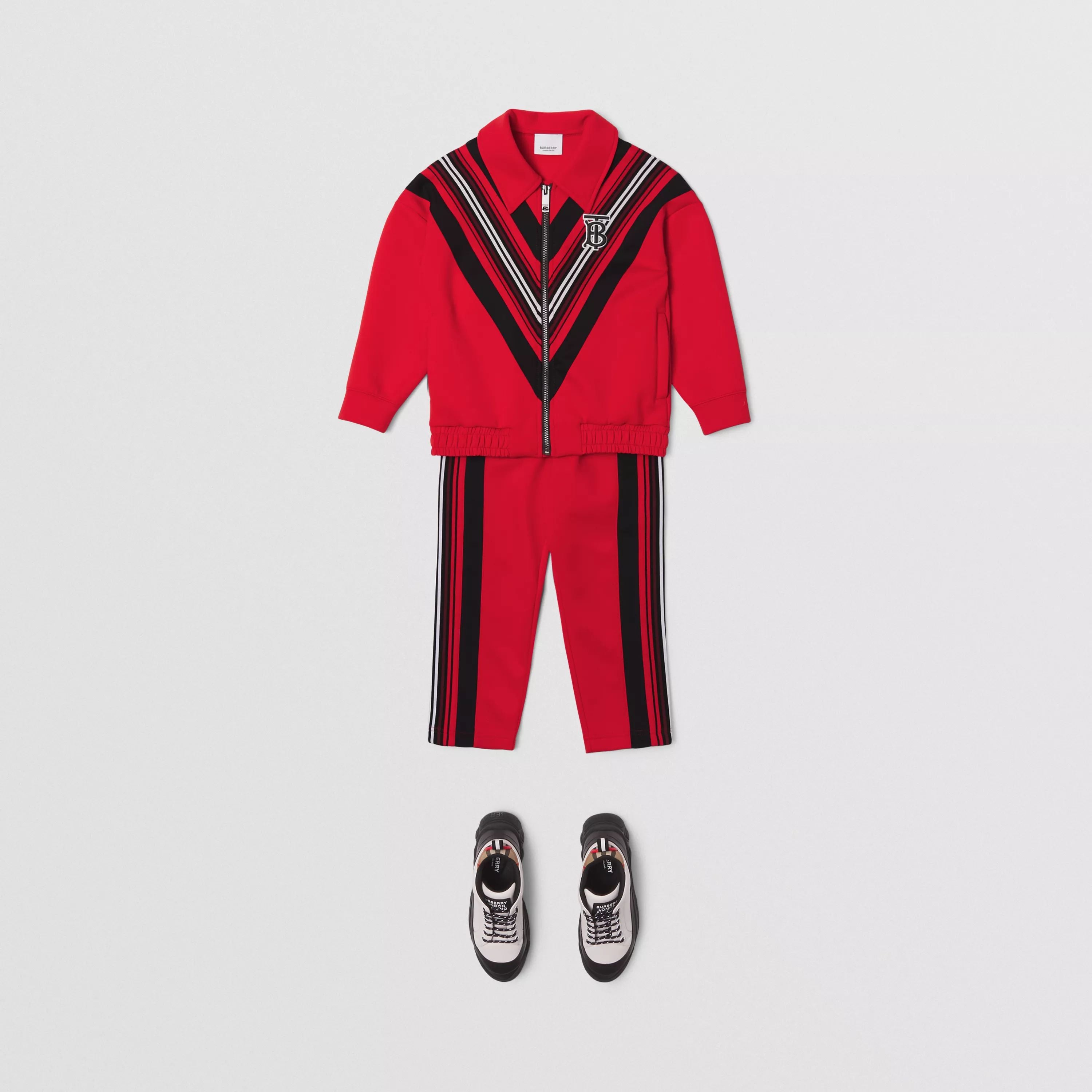 Boys Red Logo Trousers
