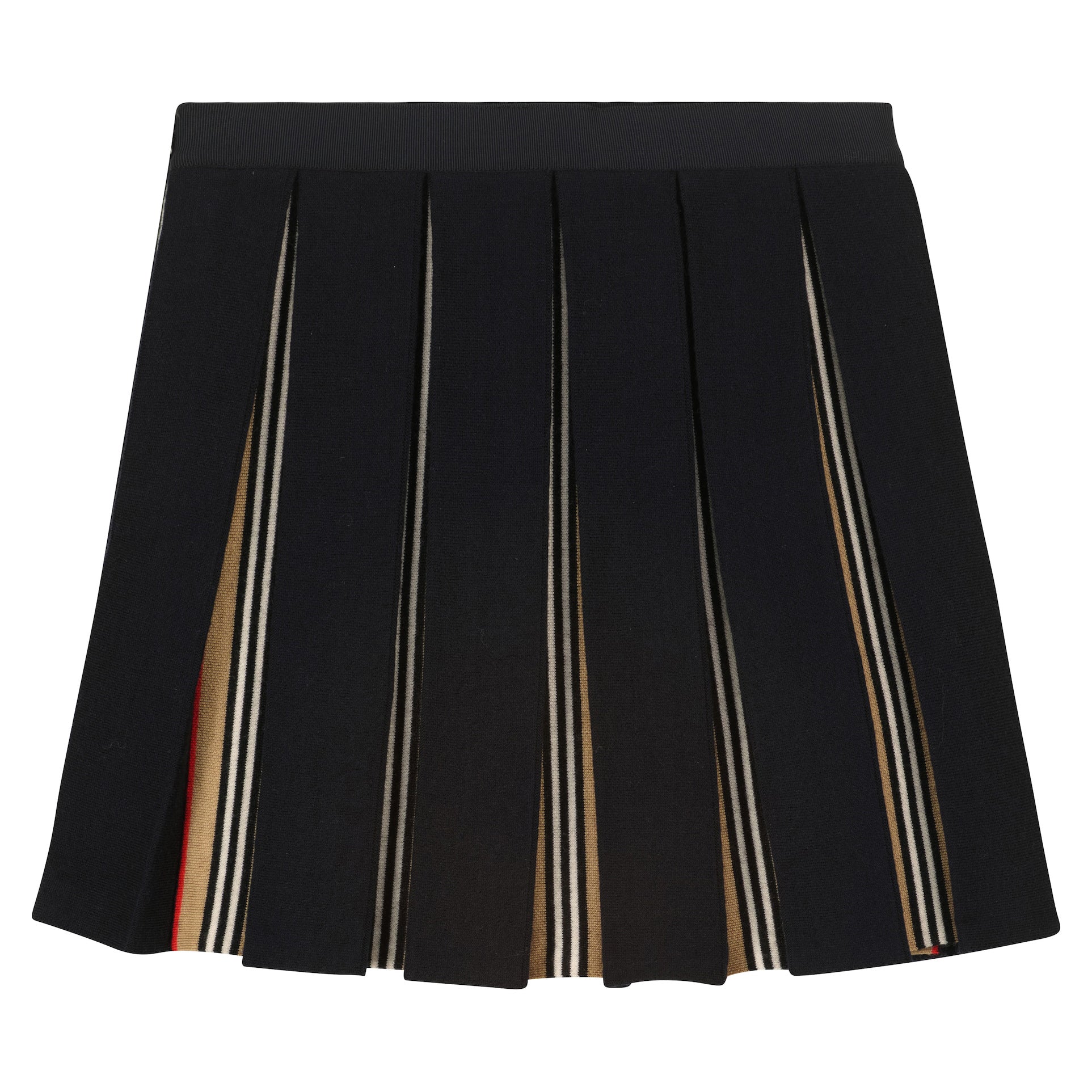 Girls Navy Wool Skirt