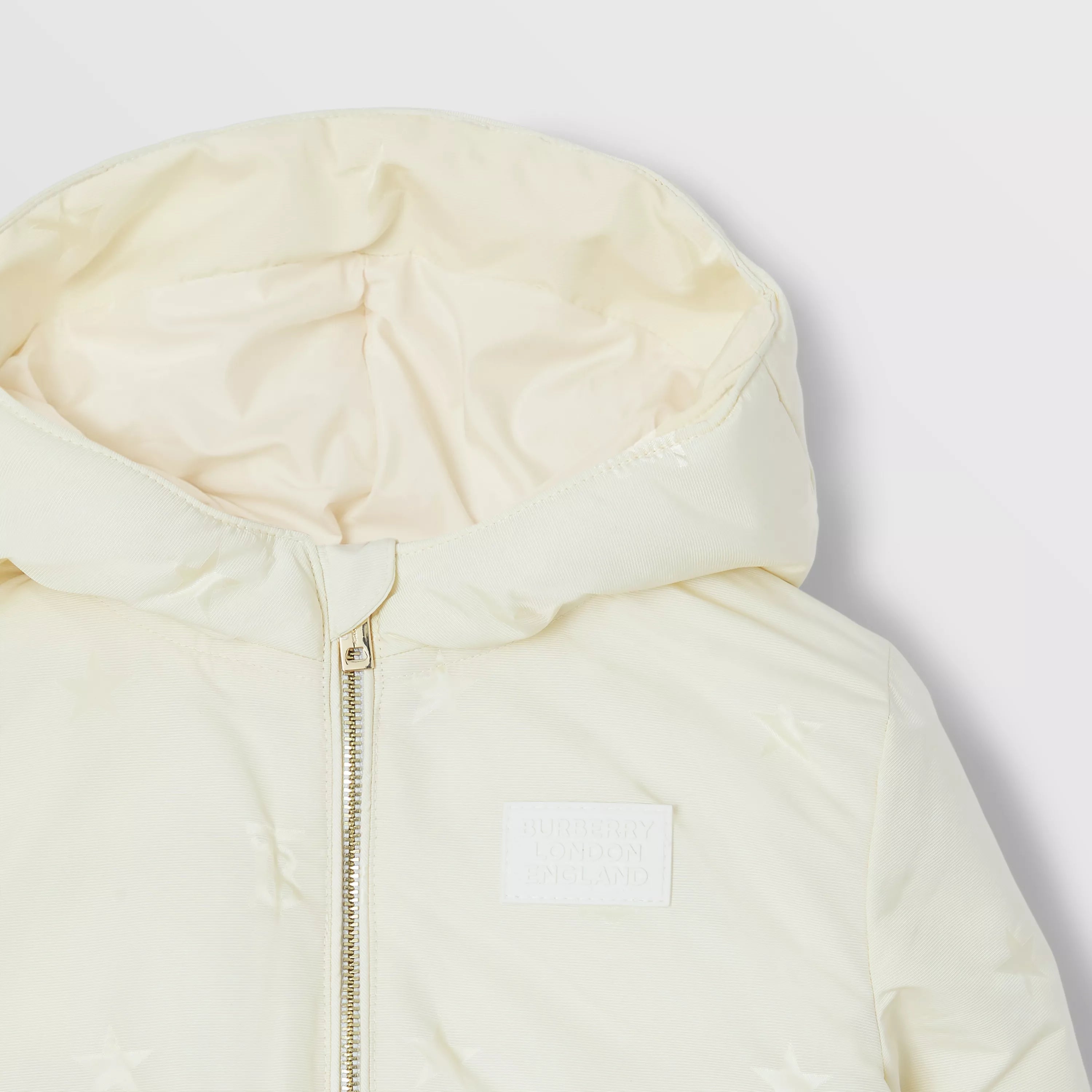 Baby Girls White Padded Down Jacket