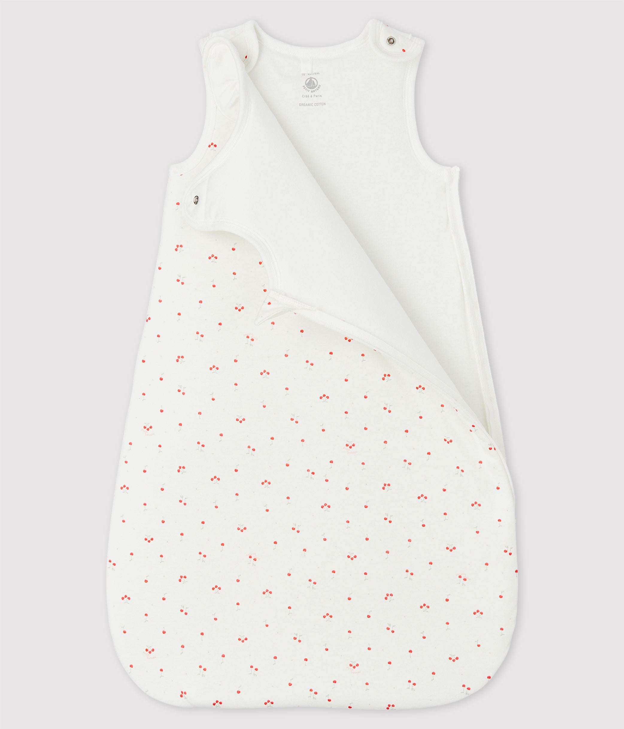 Baby Girls White Cotton Sleep Bag