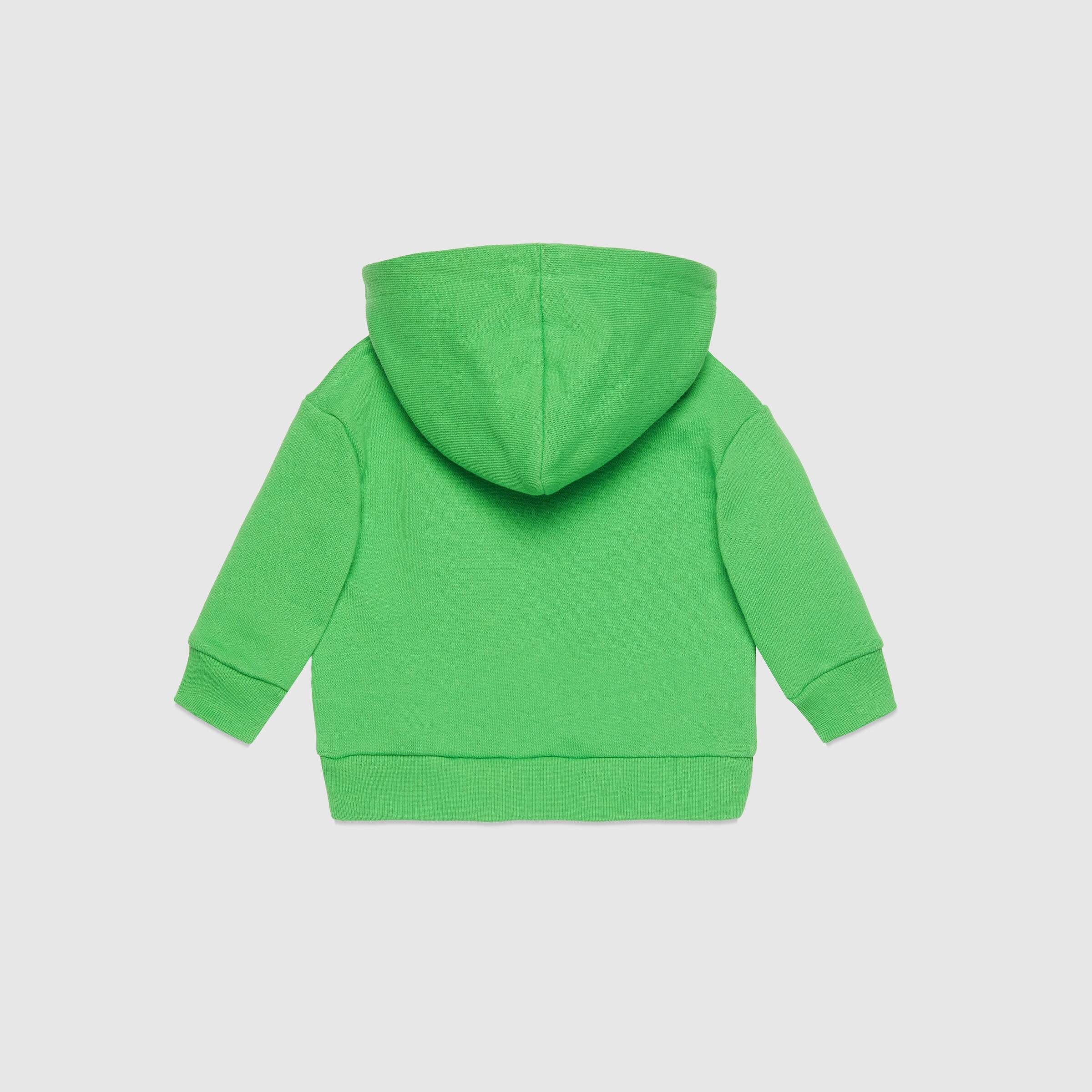 Baby Girls Green Cake Printed Cotton Sweatshirt