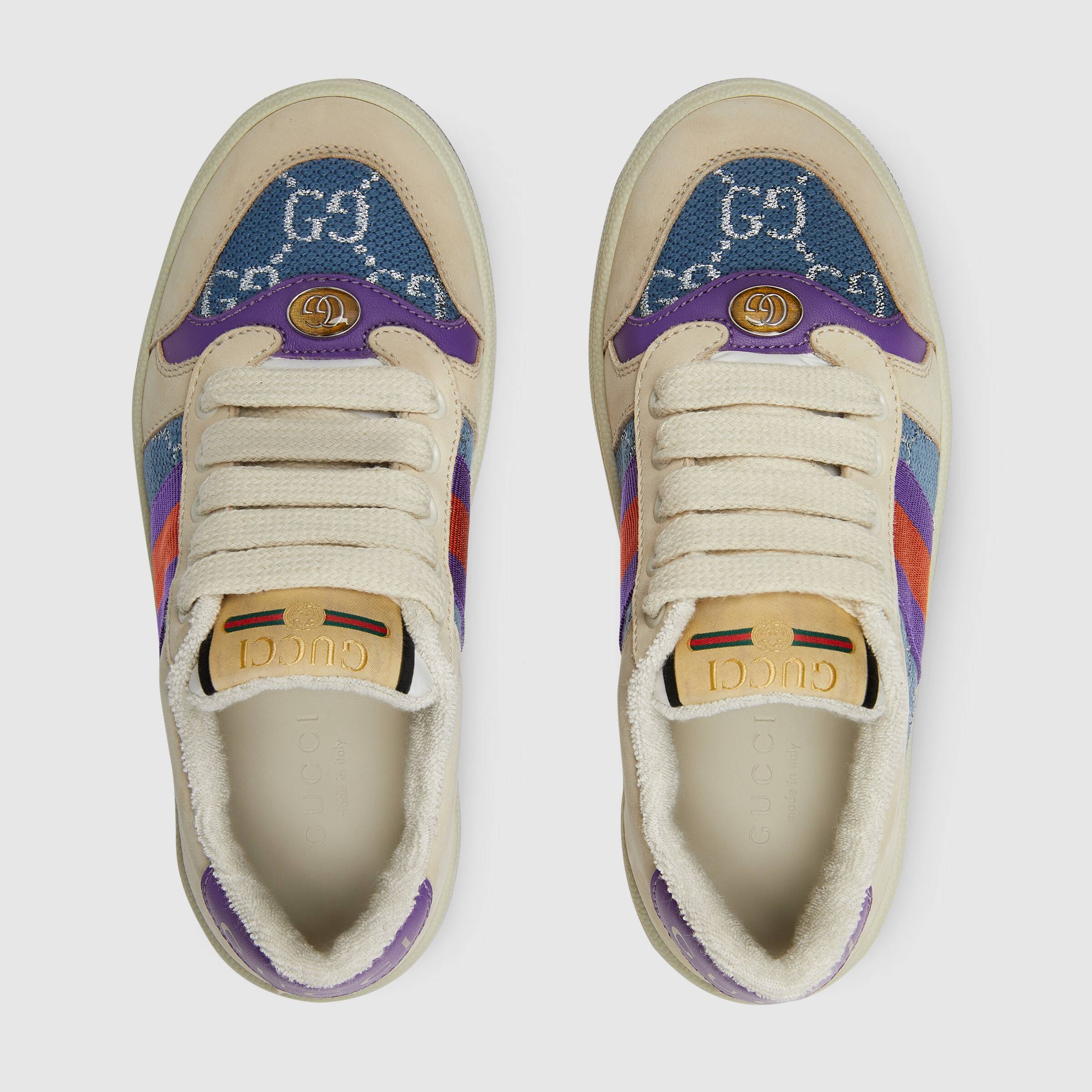 Boys & Girls Purple Logo Shoes