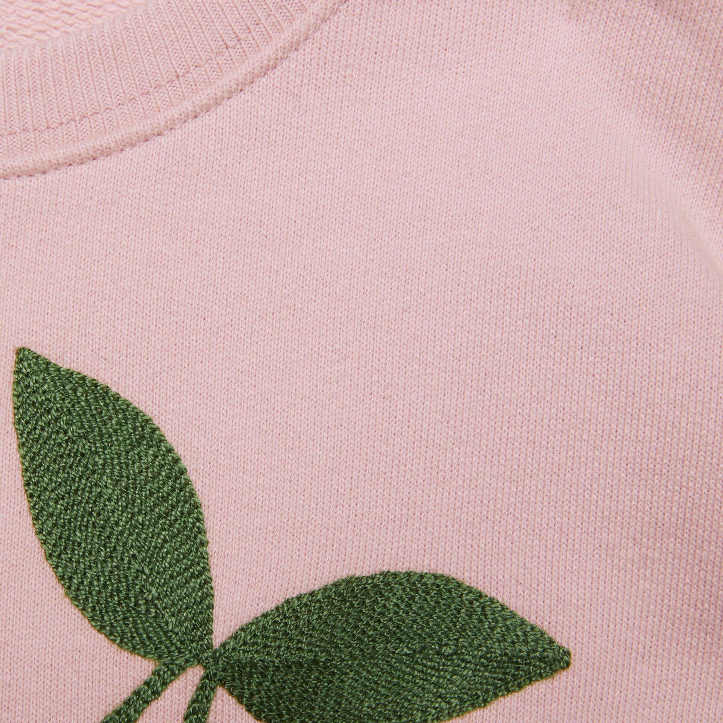 Girls Pink Logo Cotton Dress