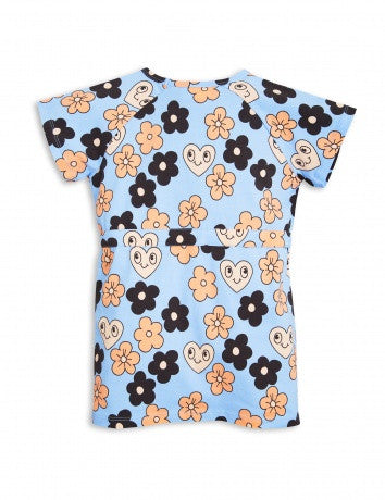 Girls Blue Organic Cotton Dress