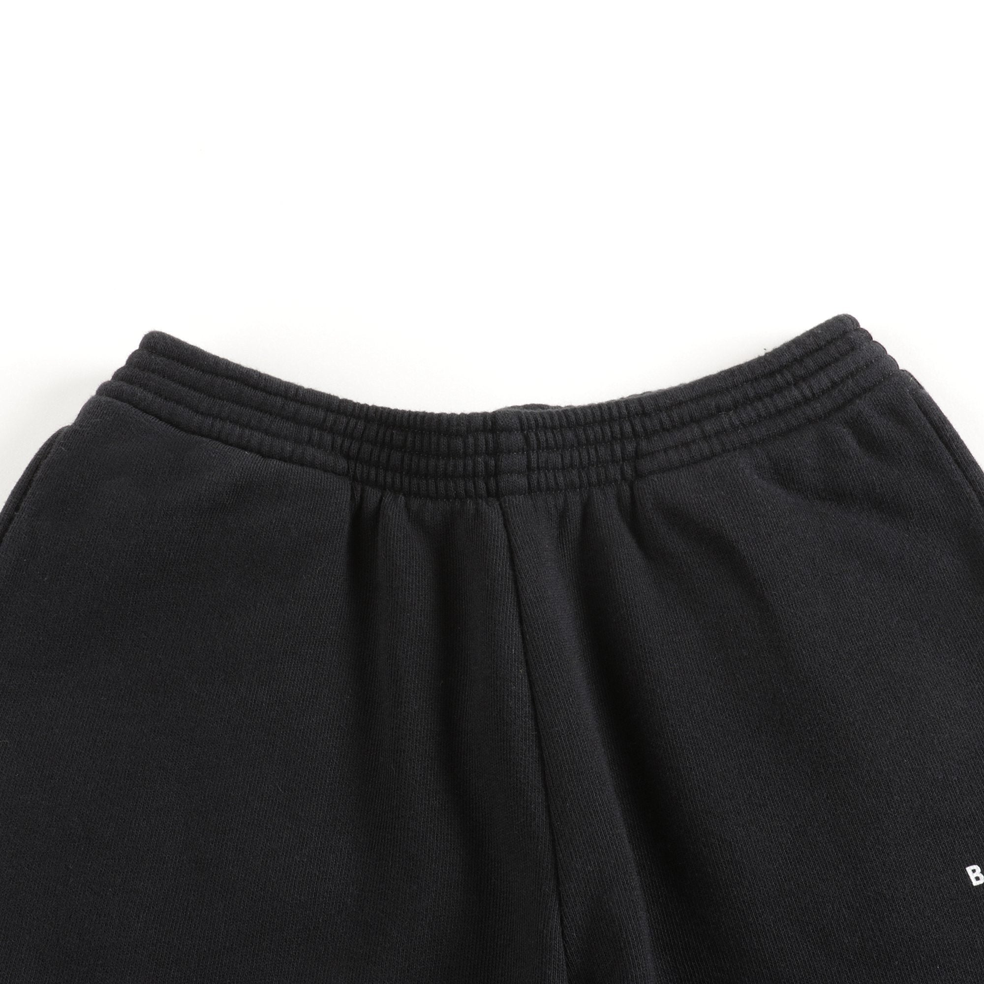 Boys & Girls Black Cotton Shorts