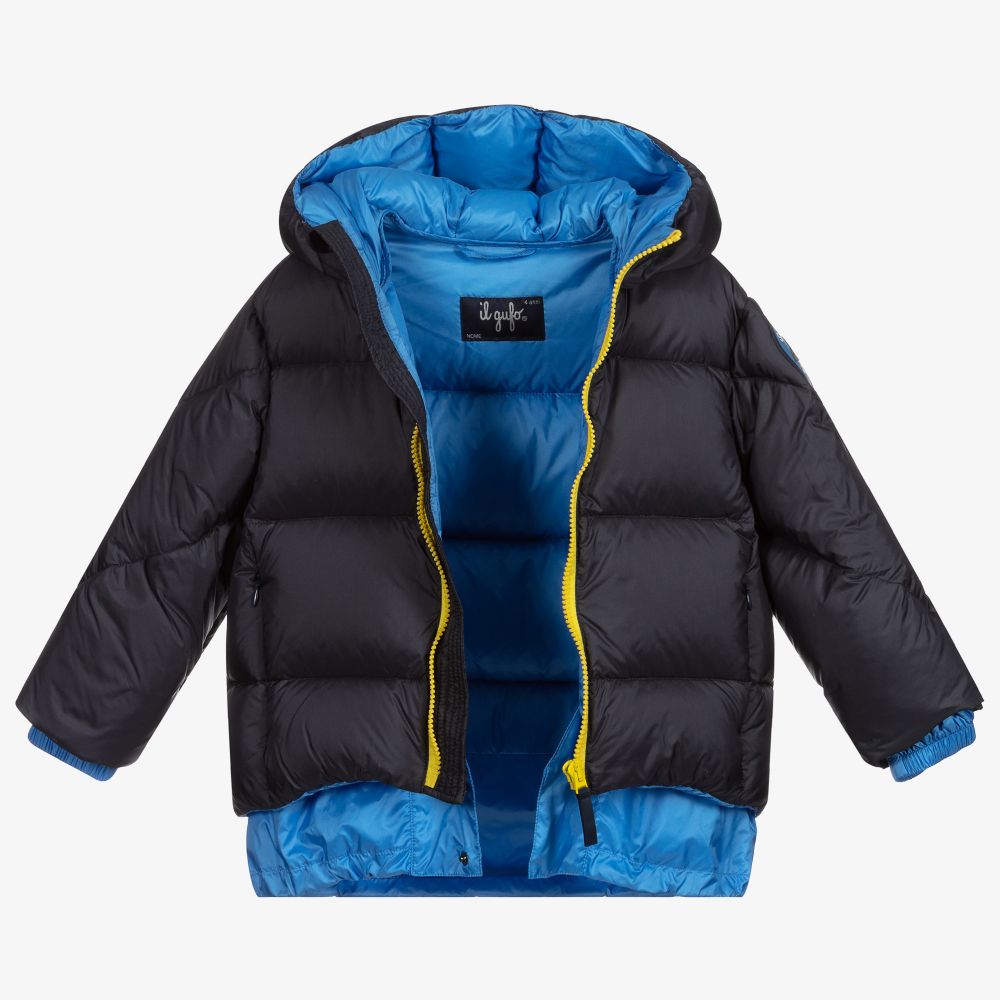 Girls Blue Padded Down Jacket