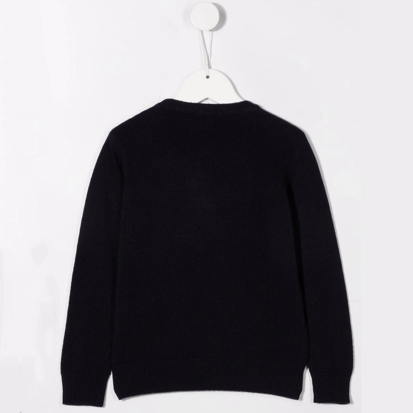 Girls Blue Snowman Wool Sweater