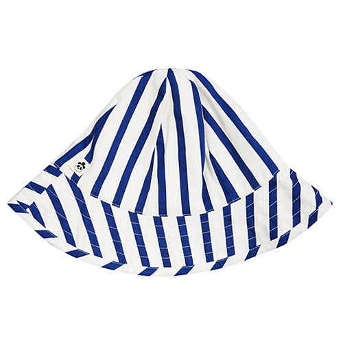 Blue & White Striped Sun Hat