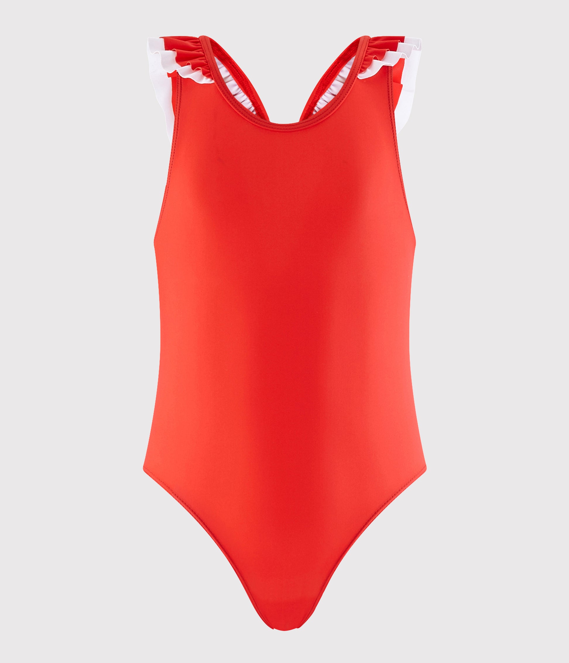 Girls Red Swimsuit