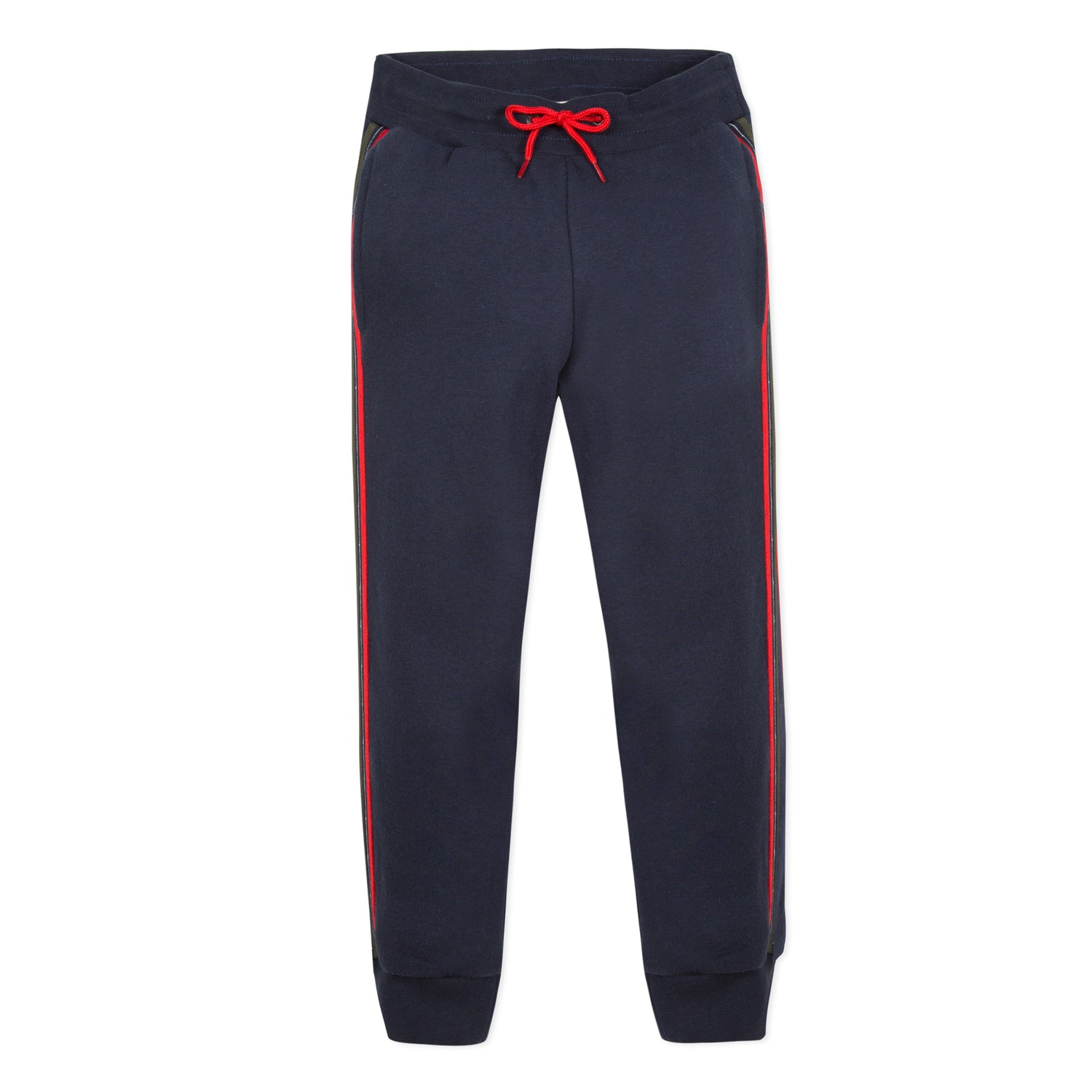 Boys Navy Cotton Trousers