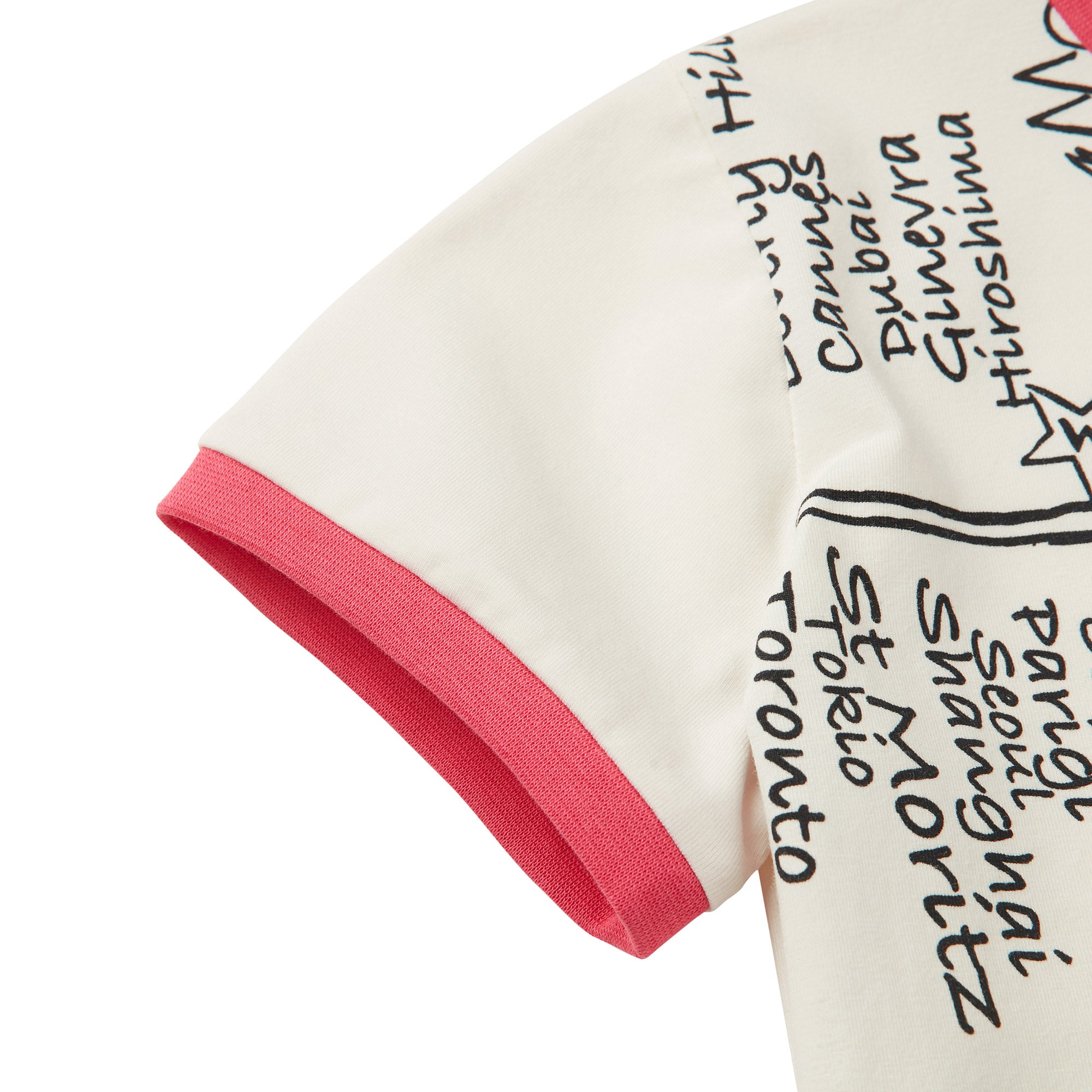 Girls White Logo Cotton Set