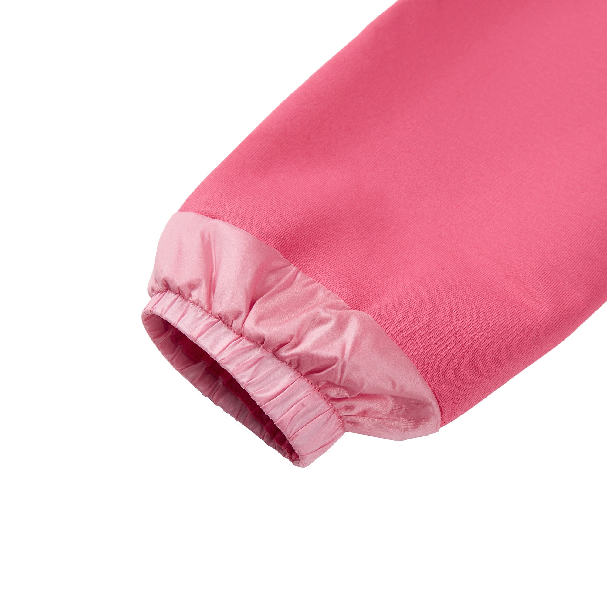 Girls Pink Hooded Cotton Sweatershirt