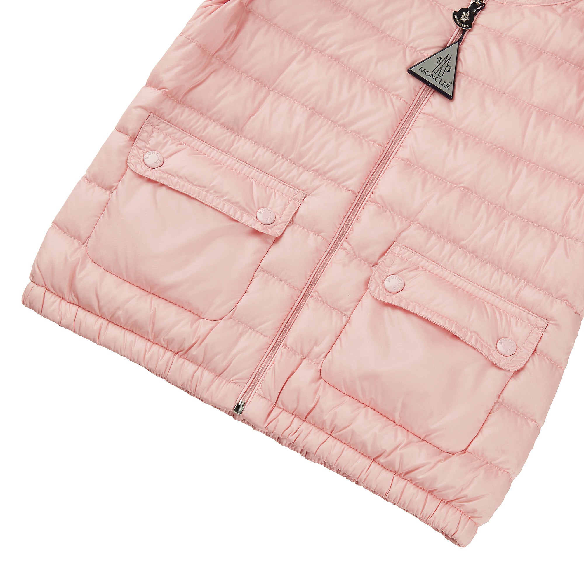 Girls Pink "LANS" Padded Down Jacket