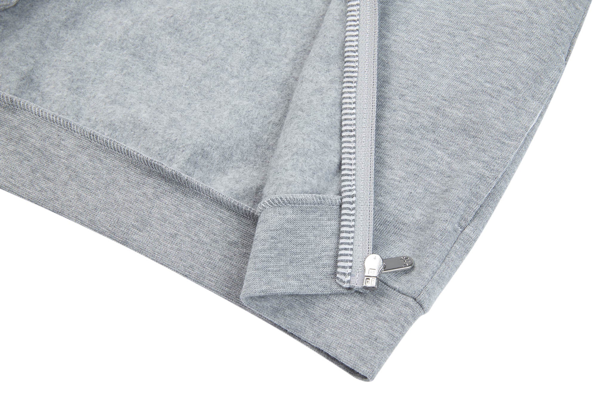 Baby Boys Grey Zip Cotton Jacket
