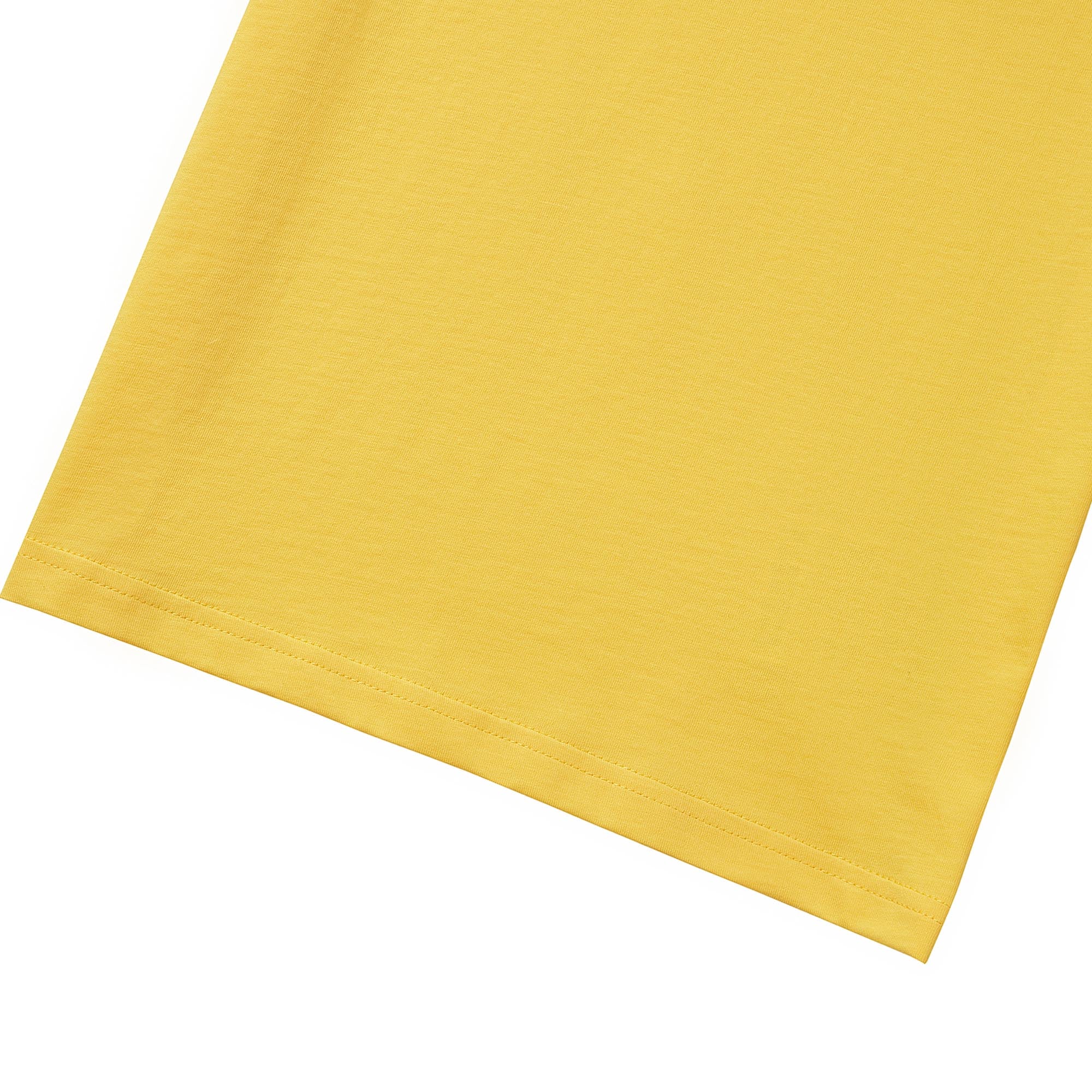 Boys Bright Yellow Cotton T-shirt