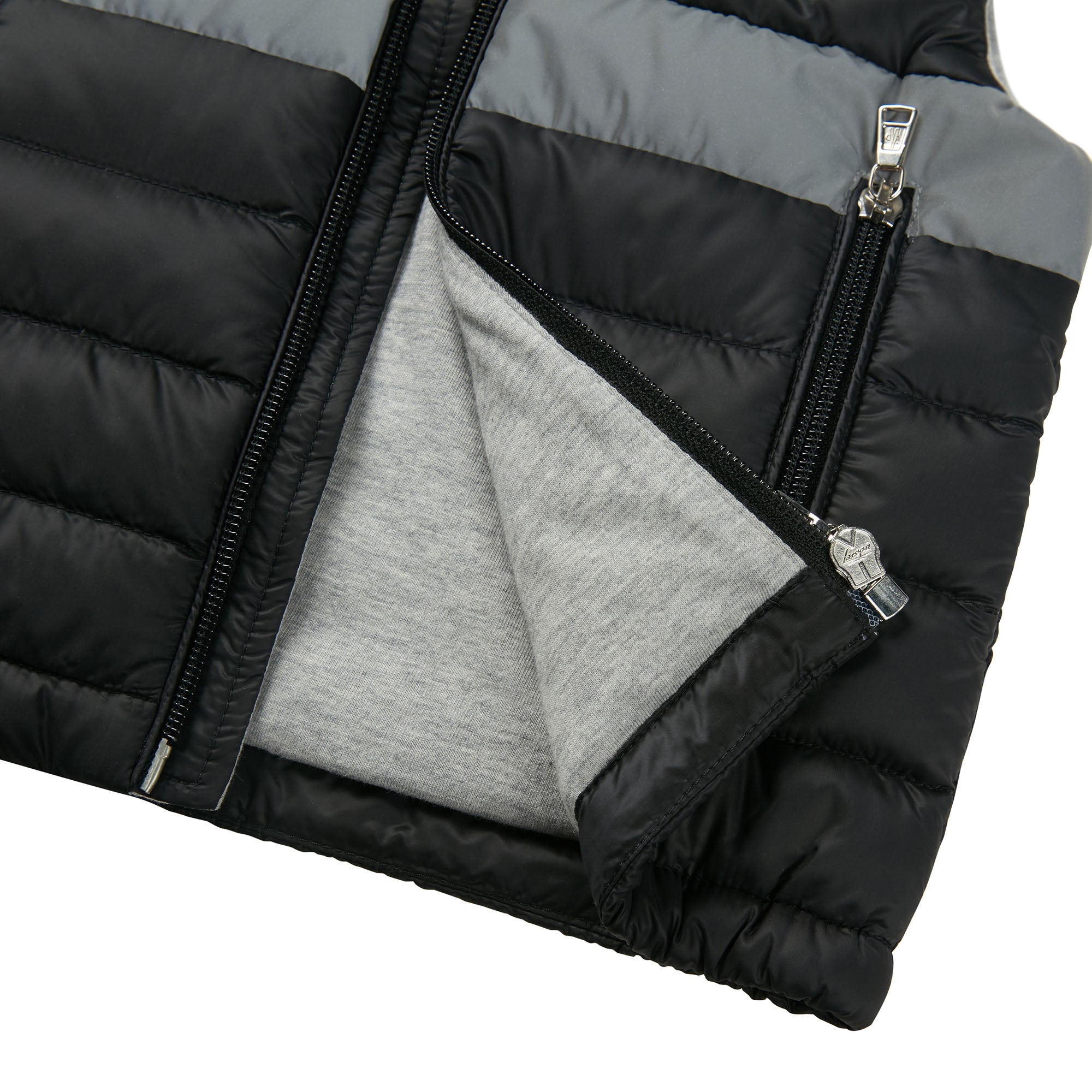 Baby Boys Black "LAUCH" Padded Down Gilet