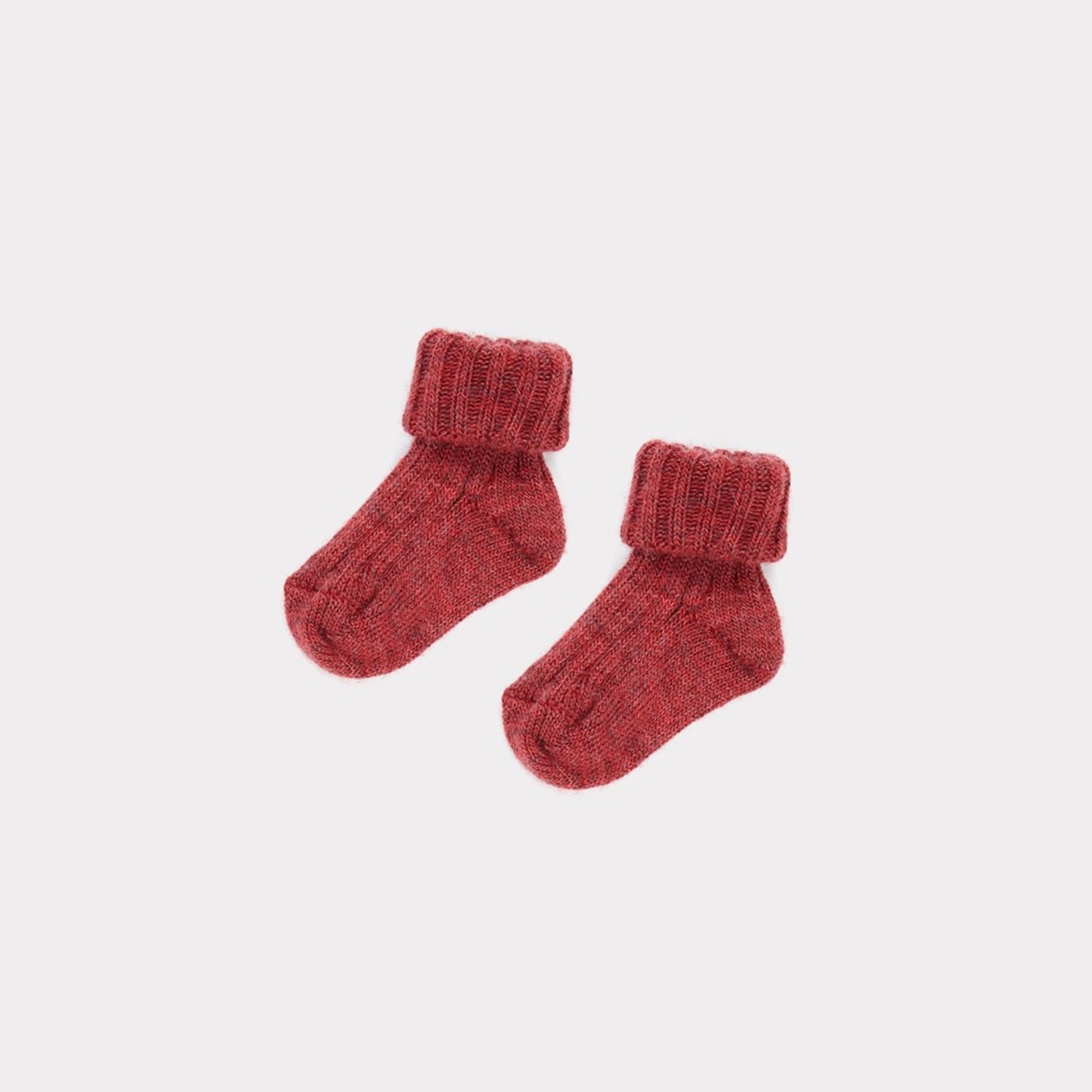 Baby Mahogany Cotton Socks