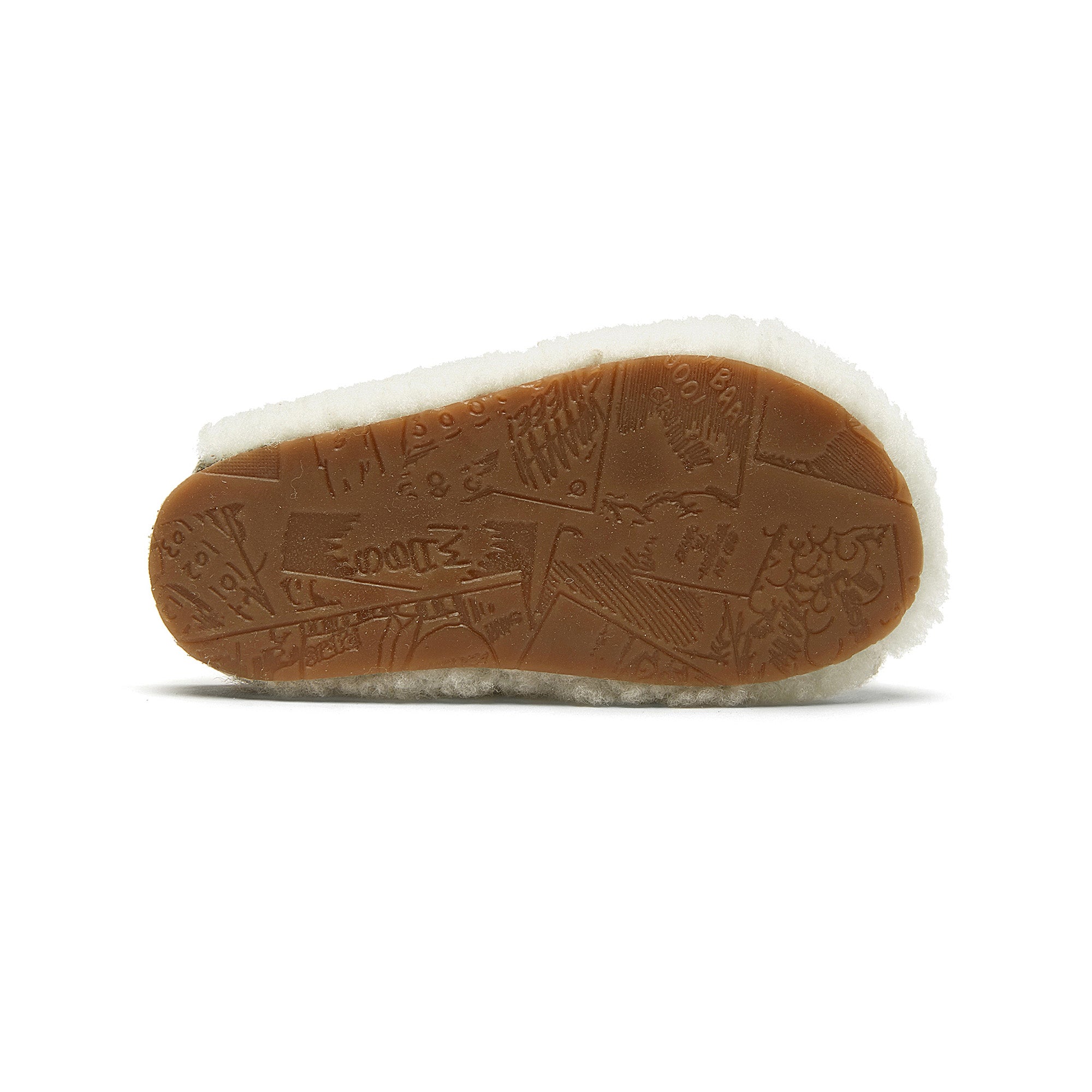 Boys & Girls White Slippers With Ankle Strap
