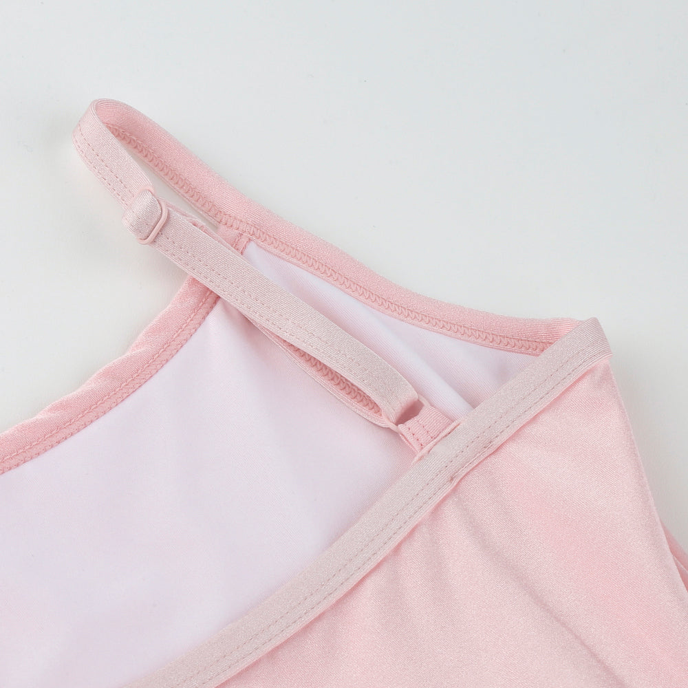 Girls Light Pink Ballet Onesies