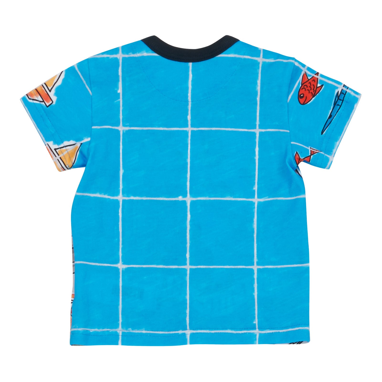 Baby Boys Multicolor Printed Cotton Beachwear T-Shirt - CÉMAROSE | Children's Fashion Store - 2