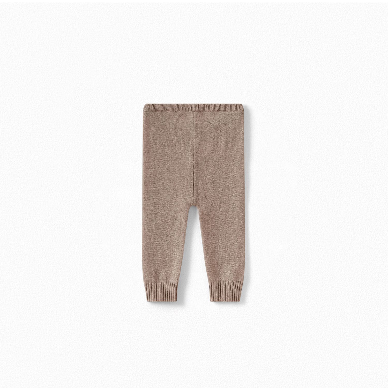 Baby Boys & Girls Beige Cashmere Leggings