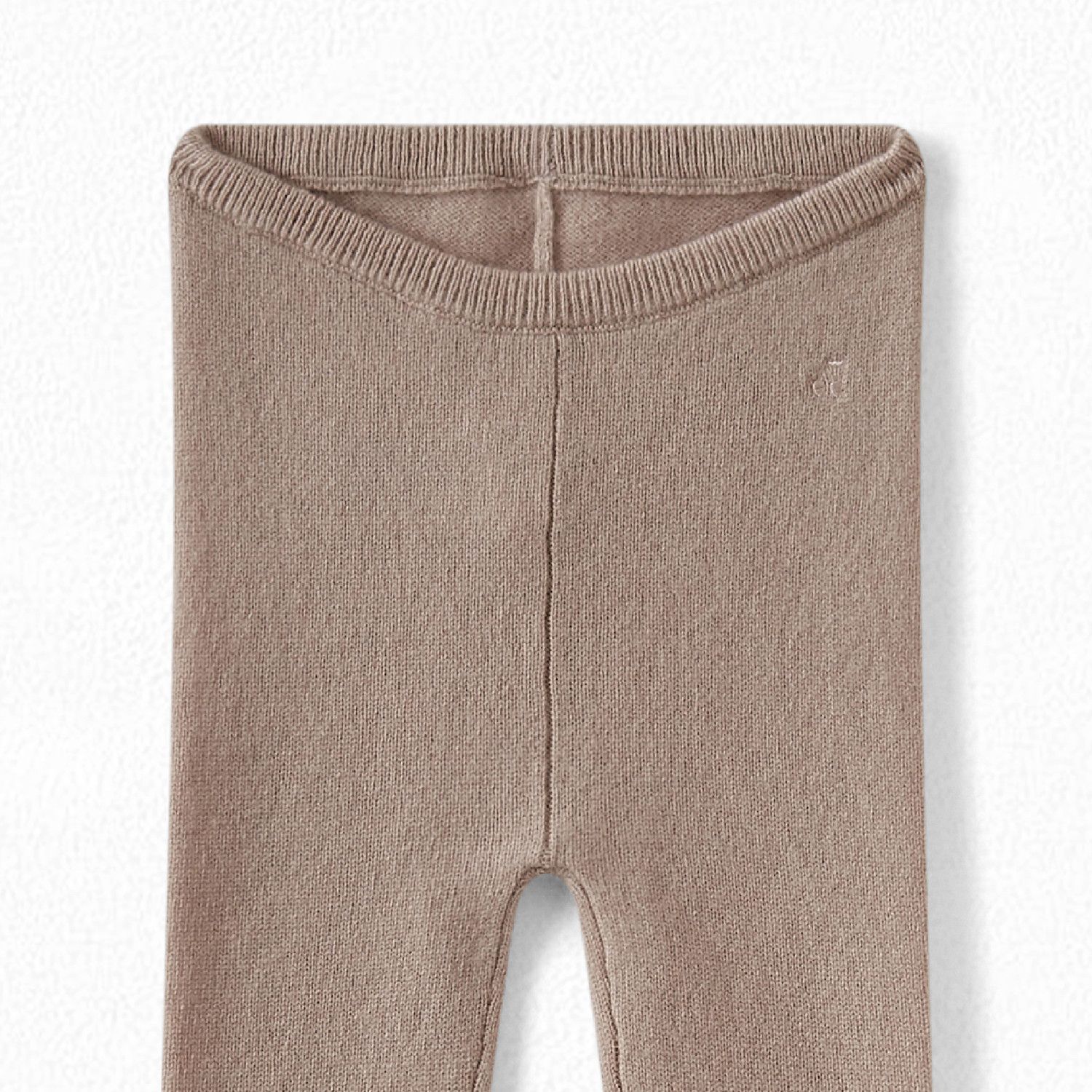 Baby Boys & Girls Beige Cashmere Leggings