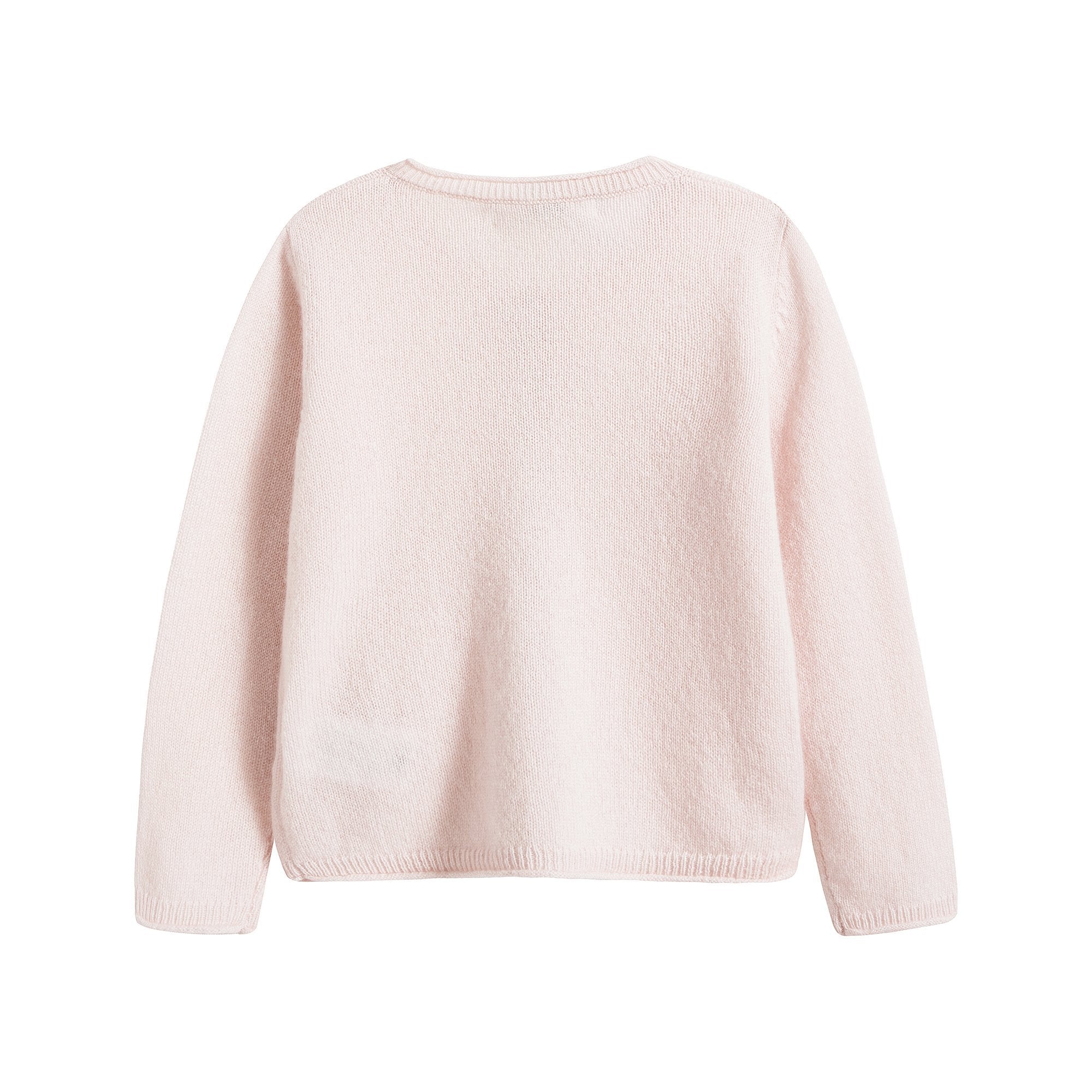 Baby Girls Pink Cashmere Cardigan